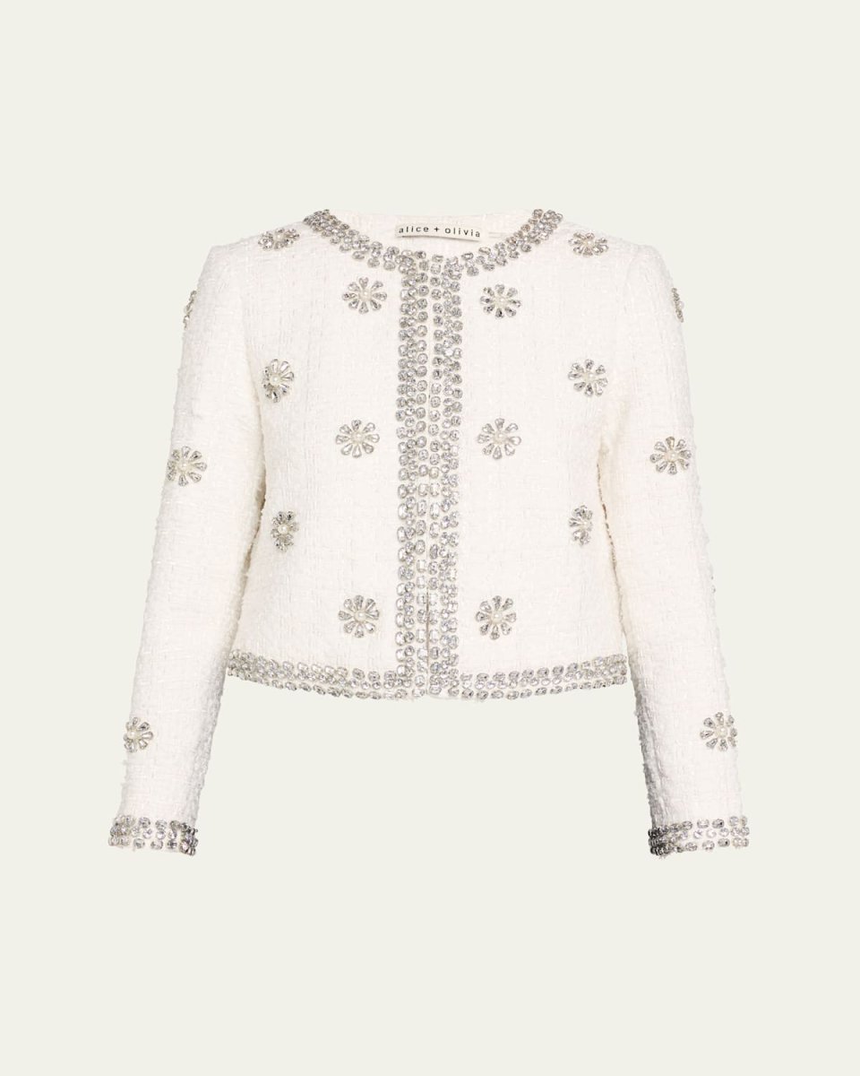 Kidman Embellished Tweed Jacket